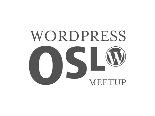 Oslo WordPress Meetup - June 15, 2011