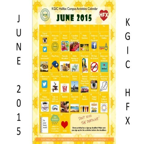 KGIC Halifax Activities - June 2015