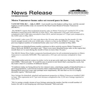 June 2015 rebgv stats package mike ...