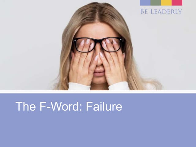 The F Word: Failure | June 2018