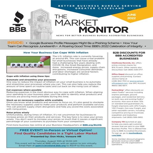BBB Market Monitor: June 2022