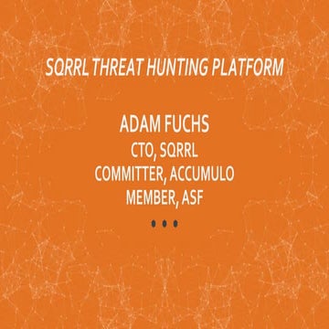 SQRRL threat hunting platform