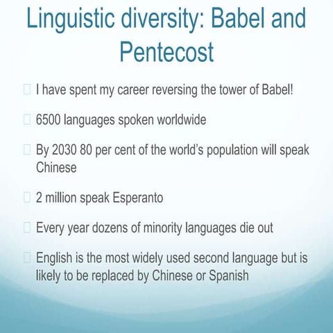 Book of Genesis - Tower of Babel | PPT