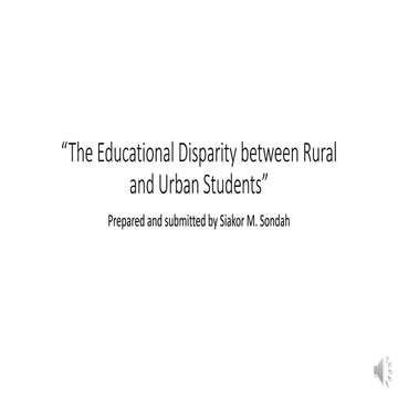 Challenges of Rural Students in Urban Universities | PDF