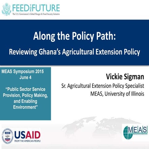 Along the Policy Path: Reviewing Ghana’s Agricultural Extension Policy