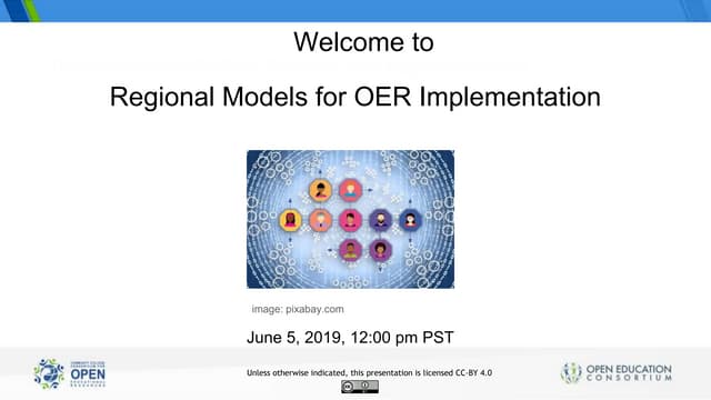 CCCOER: Regional Models for OER Implementation