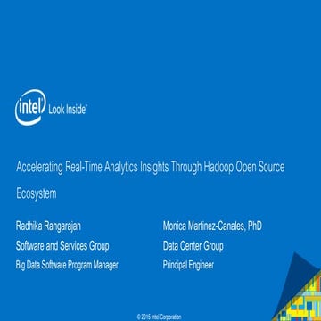 Accelerating Real-Time Analytics Insights Through Hadoop Open Source Ecosystem