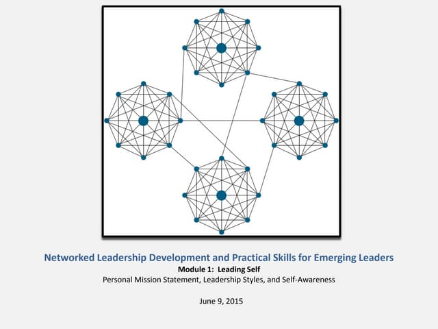 Emerging Leaders for Nonprofits - Leading Self