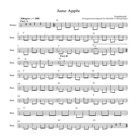 June Apple 5 string