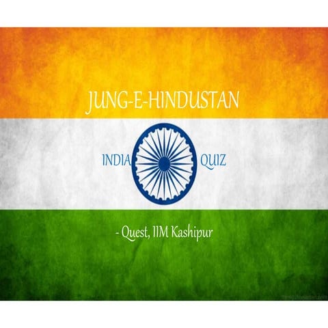 India Quiz Finals | IIM Kashipur