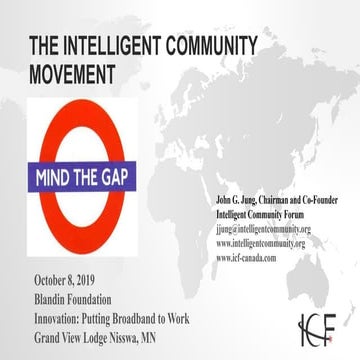 The Intelligent Community Movement: John Jung