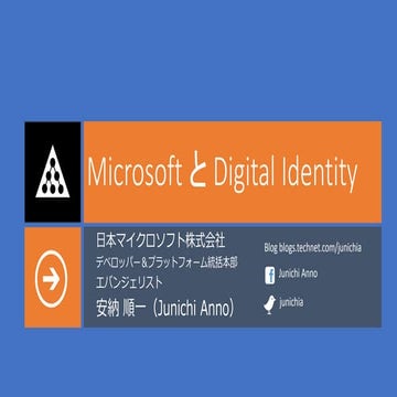 Microsoft と Digital Identity