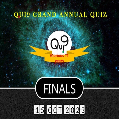 2023 Qui9 11th Annual School Quiz Finals