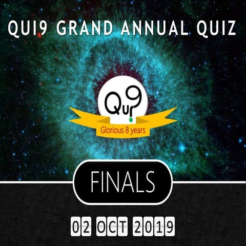 2019 Qui9 8th Annual School Quiz Finals