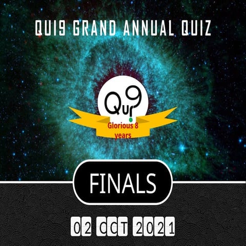 Junior Finals Qui9 Grand Annual Quiz 2021