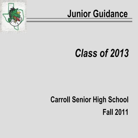 CISD Junior guidance 2011