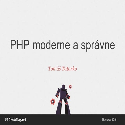 Junior Internet 2015 - PHP moderne a správne