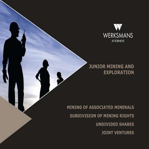 Werksmans Director Chris Stevens Speaking Notes - Junior Mining & Exploration...