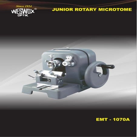 Junior rotary microtome emt 1070 a