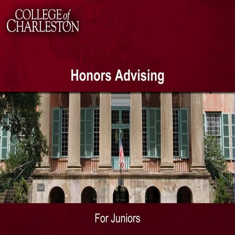 Juniors Advising Powerpoint