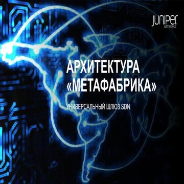Архитектура Метафабрика. Универсальный шлюз SDN.