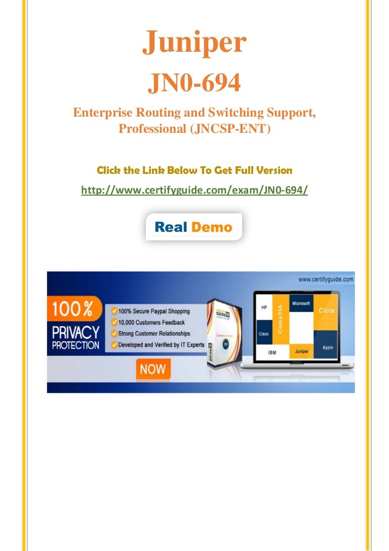 JN0-460 Lernressourcen