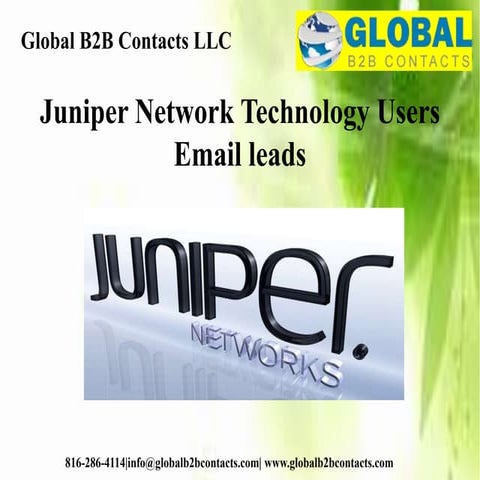 Juniper network technology users email leads