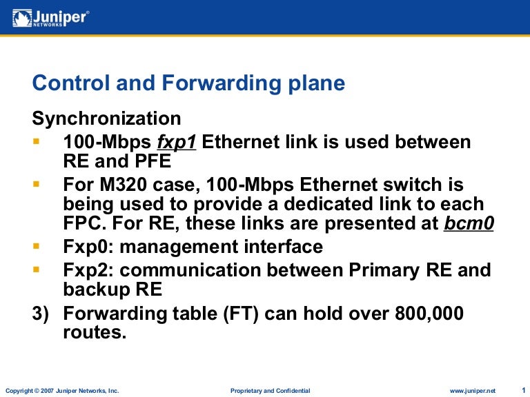 Juniper Trouble Shooting