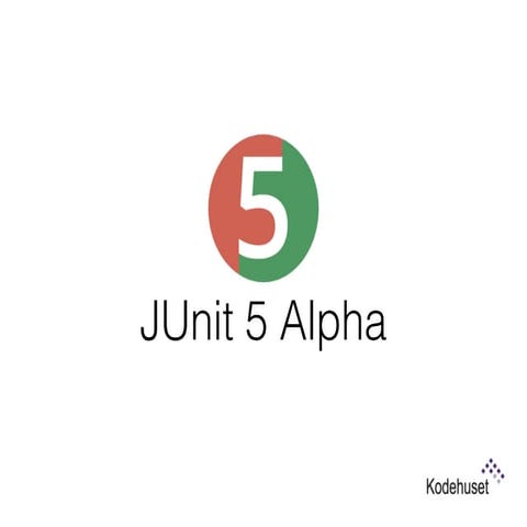 JUnit 5 Alpha