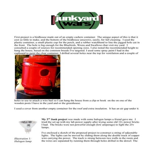 Junkyard warsproject