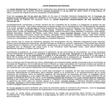Junta suprema de caracas PDF