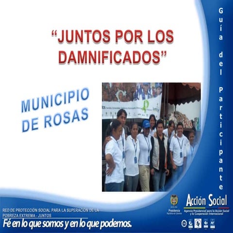 Juntos por los damnificados (rosas)