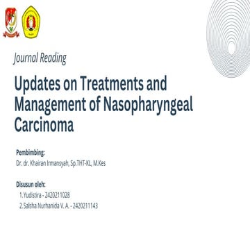 Summary of Advances in Treatment and Management of Nasopharyngeal ...