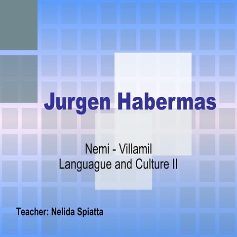 Jurgen Habermas