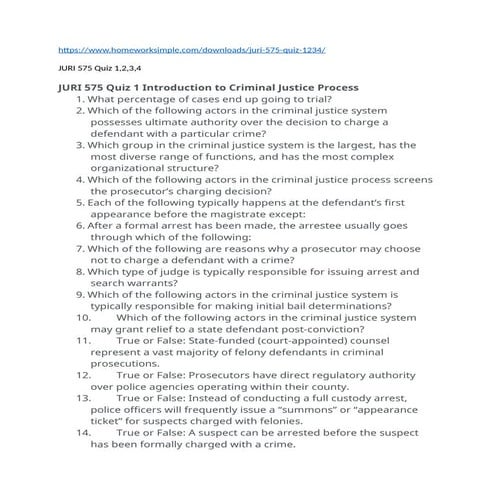 JURI 575 Quiz 1,2,3,4 Liberty Homeworksimple.docx