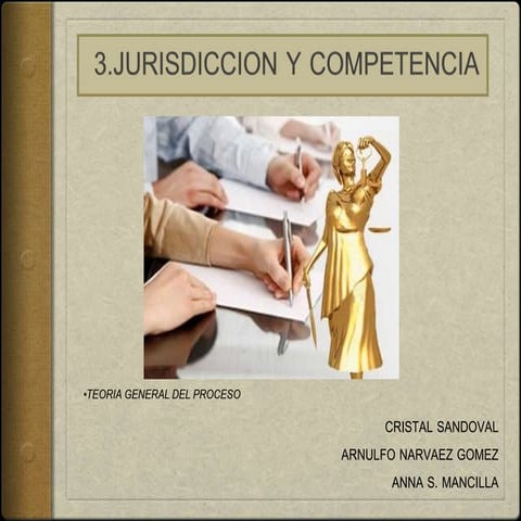 Jurisdicciony competencia.
