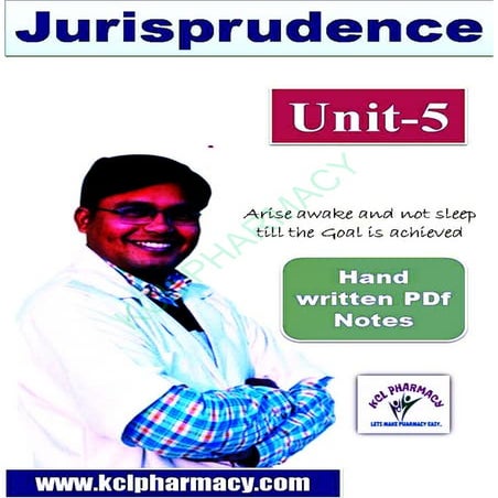 pharmaceutical Jurisprudence unit-5-