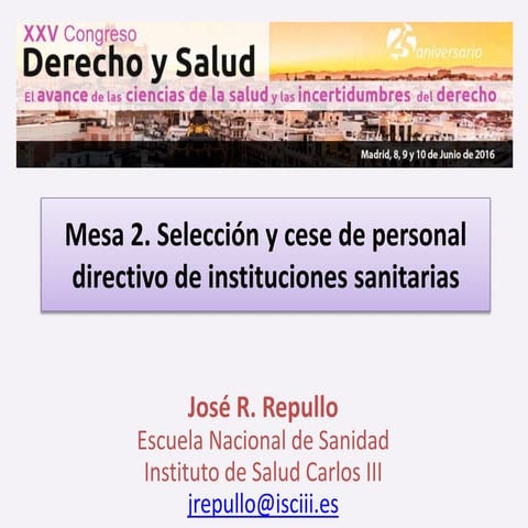 PROFESIONALIZACION DIRECTIVOS SANITARIOS