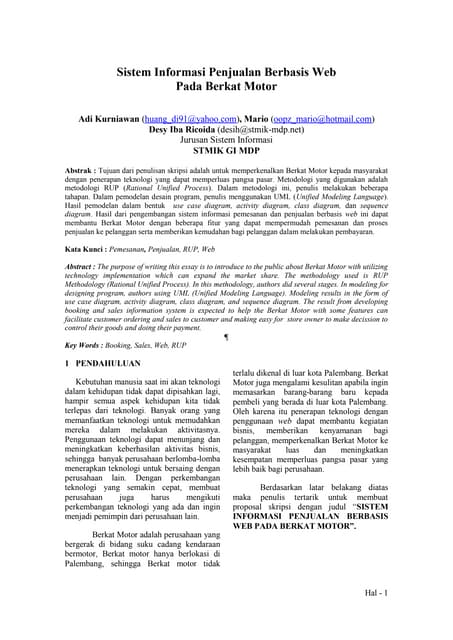 Pengembangan Aplikasi Penjualan Baju Online Berbasis NetBeans: Studi Kasus dan Implementasi