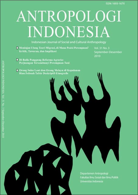 Jurnal antropologi indonesia