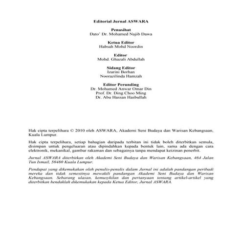 Jurnal aswara jun 2010 (20110209)