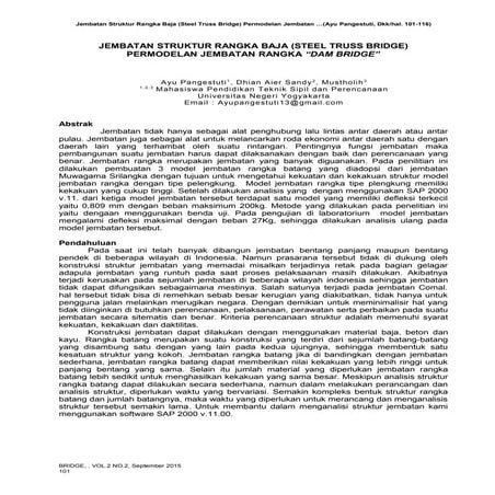 Jurnal jembatan 