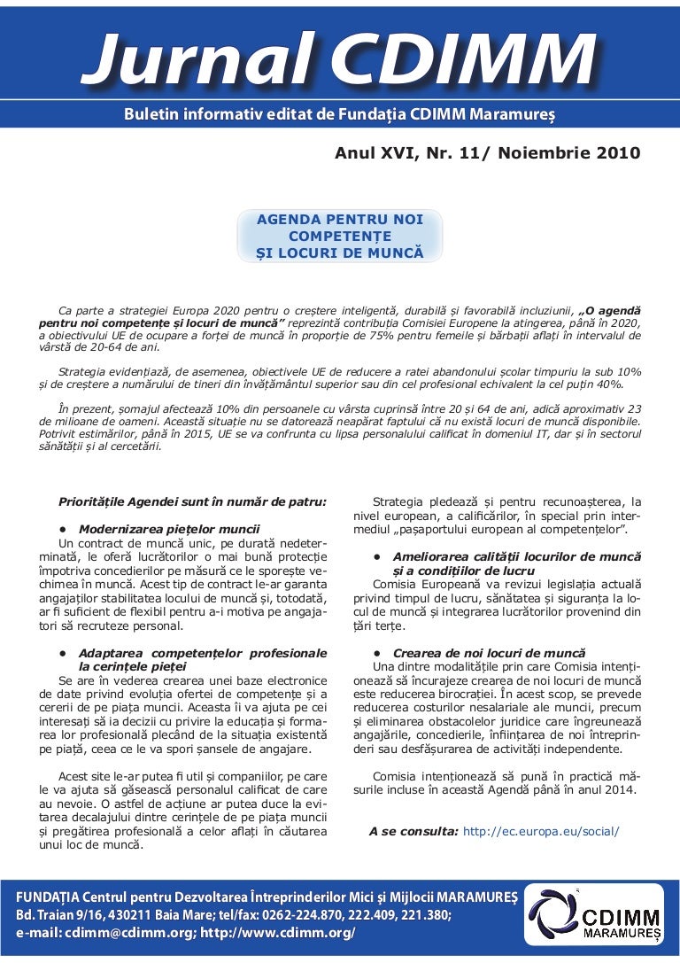 Jurnal Cdimm Nr 11 2010 Ed Maramures