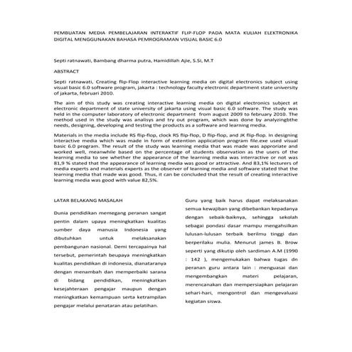 Jurnal bahasa indonesia JAN MANENDRO 