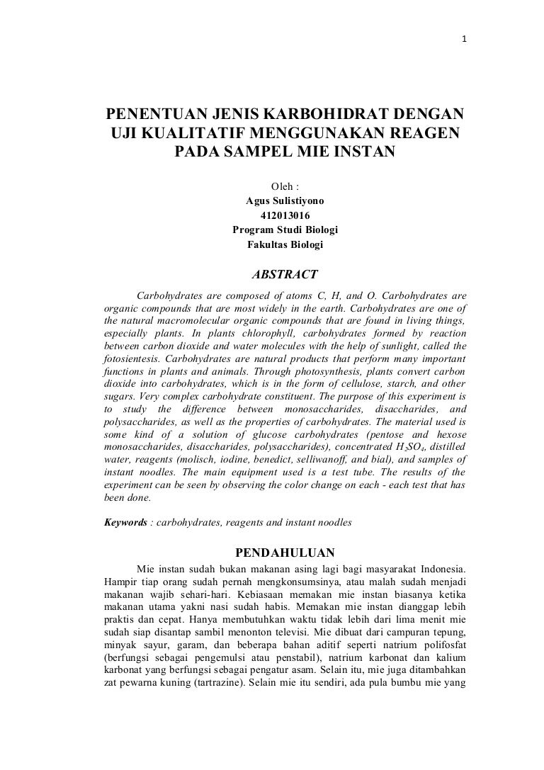 Jurnal Metabolisme Karbohidrat Pdf - Juru Kunci Soal
