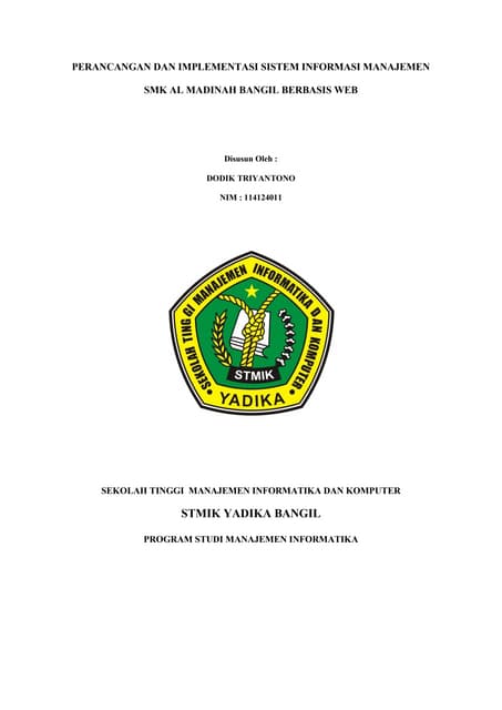 CONTOH JURNAL SKRIPSI GUNADARMA