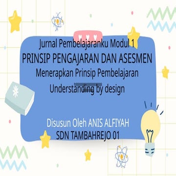 Jurnal Ppg Modul 1 Ppg Daljab Piloting Guru Tertentupptx Pptx
