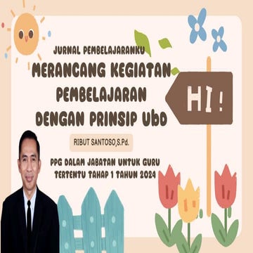 JURNAL PEMBELAJARAN MODUL 1 PEMBELAJARAN DENGAN PRINSIP UbD | PDF