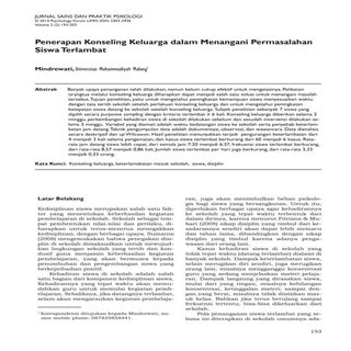 JURNAL PENERAPAN KONSELING KELUARGA...