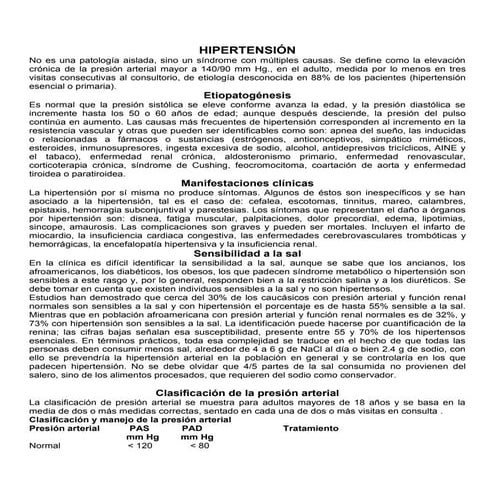 Hipertension arterial en adultos 